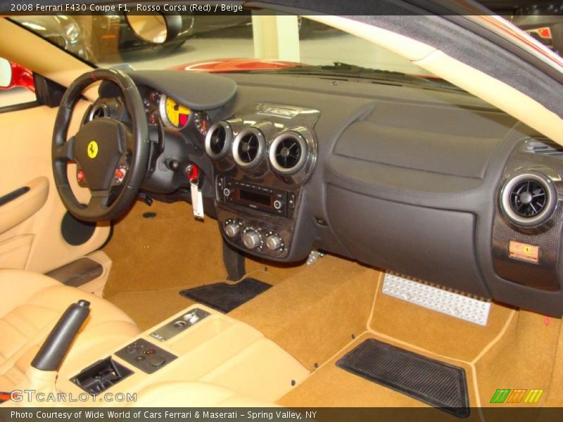 Dashboard of 2008 F430 Coupe F1