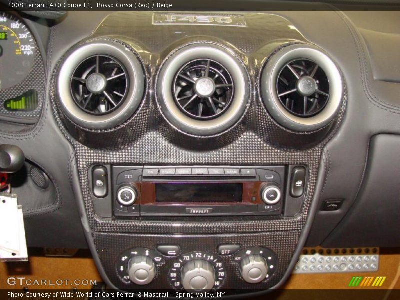 Controls of 2008 F430 Coupe F1