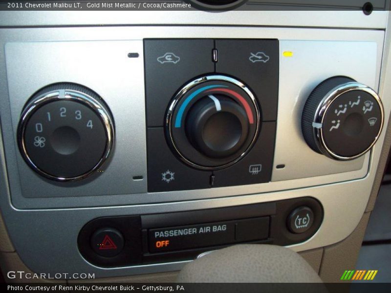 Gold Mist Metallic / Cocoa/Cashmere 2011 Chevrolet Malibu LT