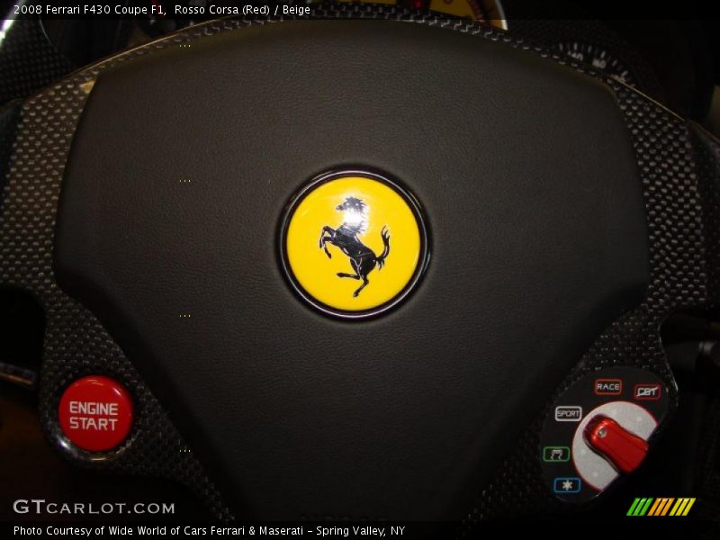 Controls of 2008 F430 Coupe F1