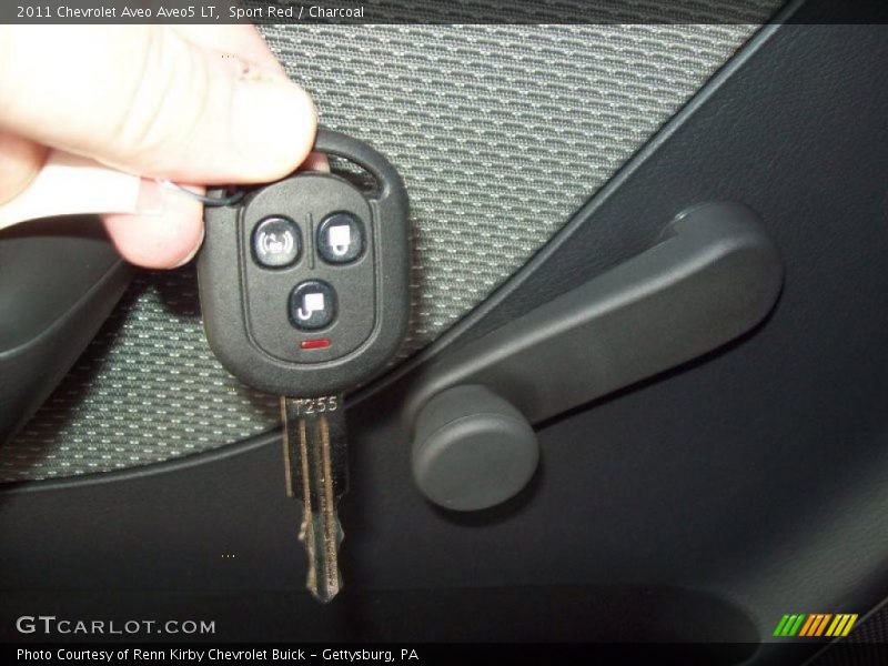 Sport Red / Charcoal 2011 Chevrolet Aveo Aveo5 LT