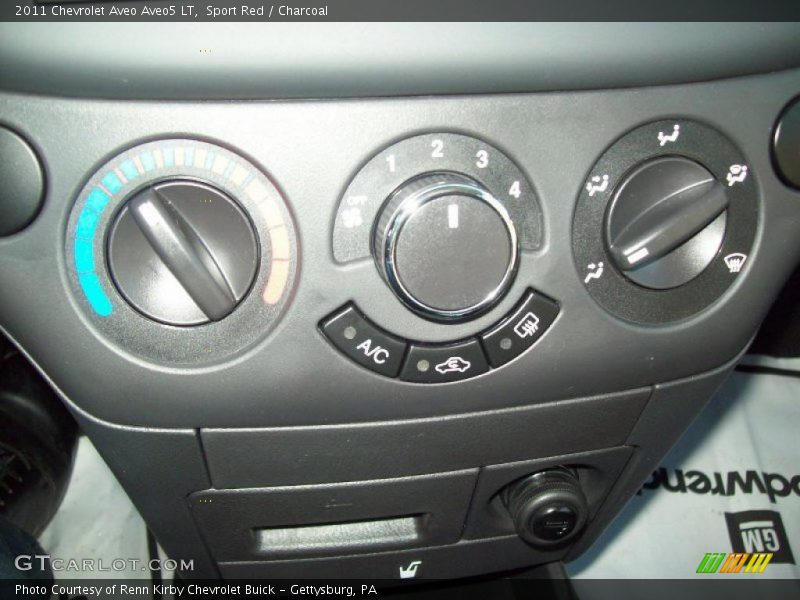 Controls of 2011 Aveo Aveo5 LT