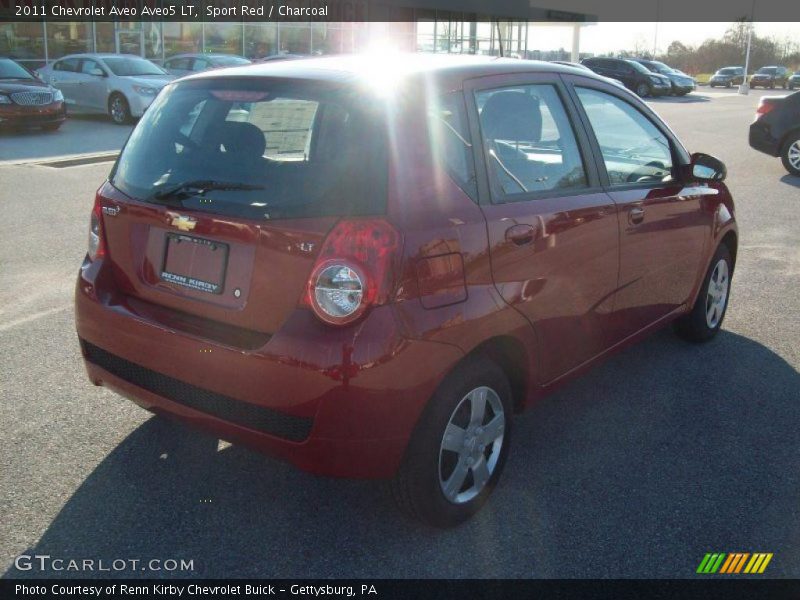 Sport Red / Charcoal 2011 Chevrolet Aveo Aveo5 LT