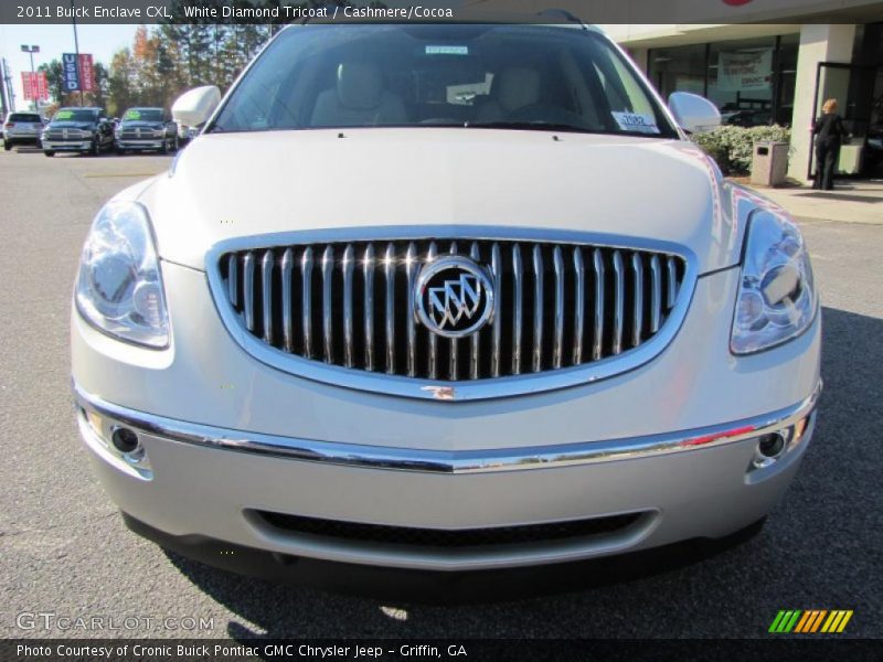 White Diamond Tricoat / Cashmere/Cocoa 2011 Buick Enclave CXL