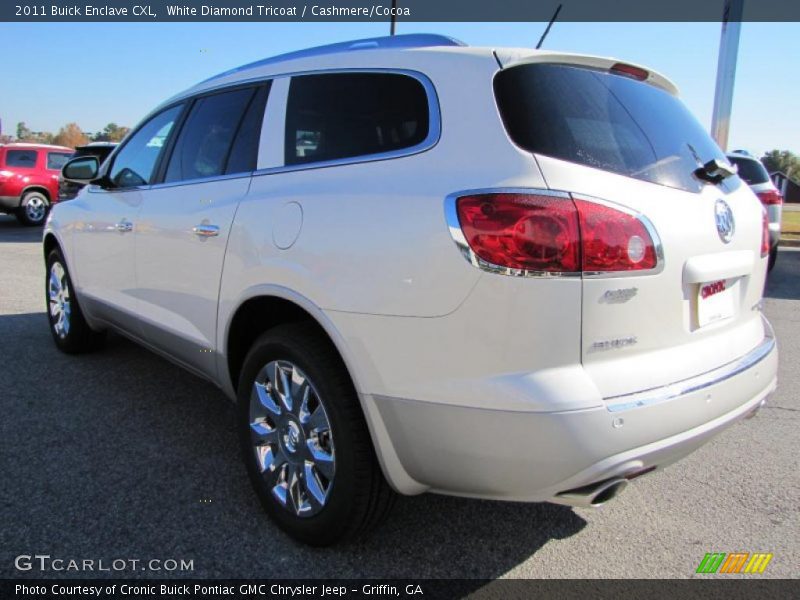 White Diamond Tricoat / Cashmere/Cocoa 2011 Buick Enclave CXL