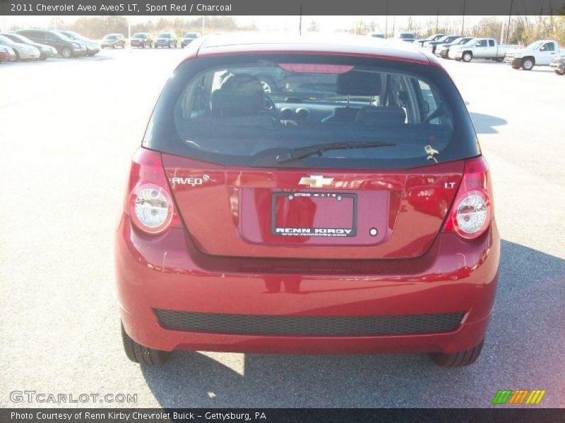 Sport Red / Charcoal 2011 Chevrolet Aveo Aveo5 LT