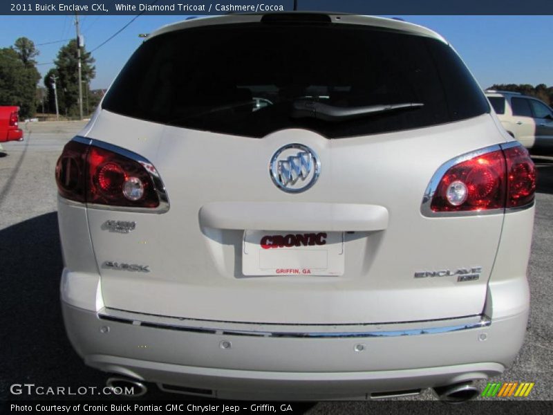 White Diamond Tricoat / Cashmere/Cocoa 2011 Buick Enclave CXL