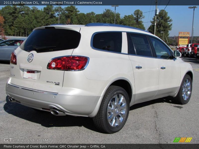 White Diamond Tricoat / Cashmere/Cocoa 2011 Buick Enclave CXL