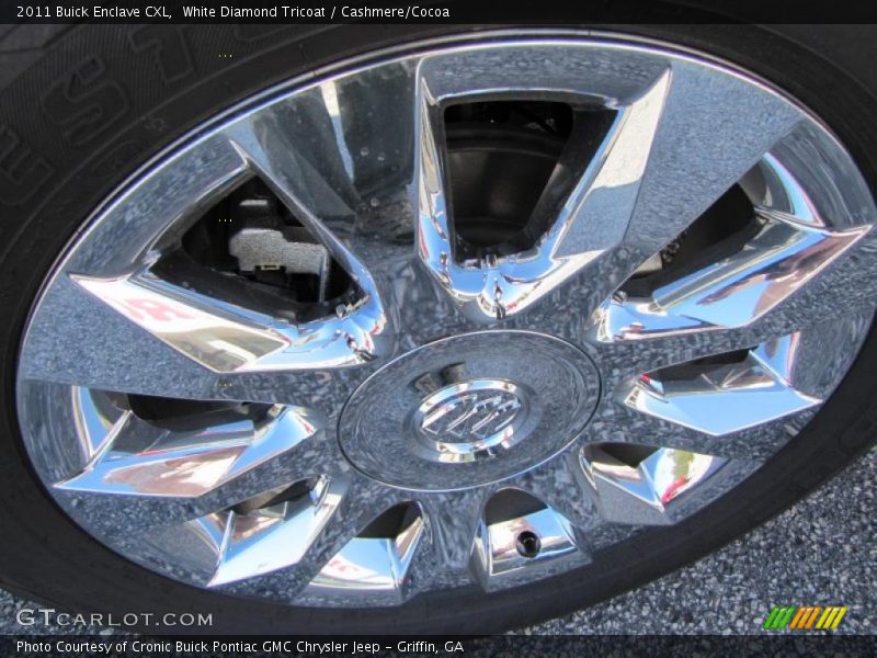White Diamond Tricoat / Cashmere/Cocoa 2011 Buick Enclave CXL