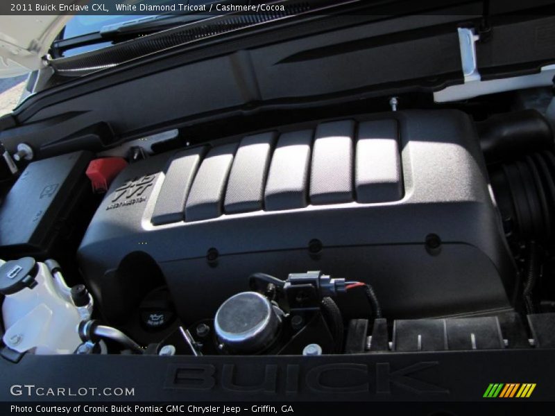 White Diamond Tricoat / Cashmere/Cocoa 2011 Buick Enclave CXL