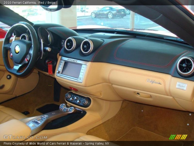 Dashboard of 2010 California 