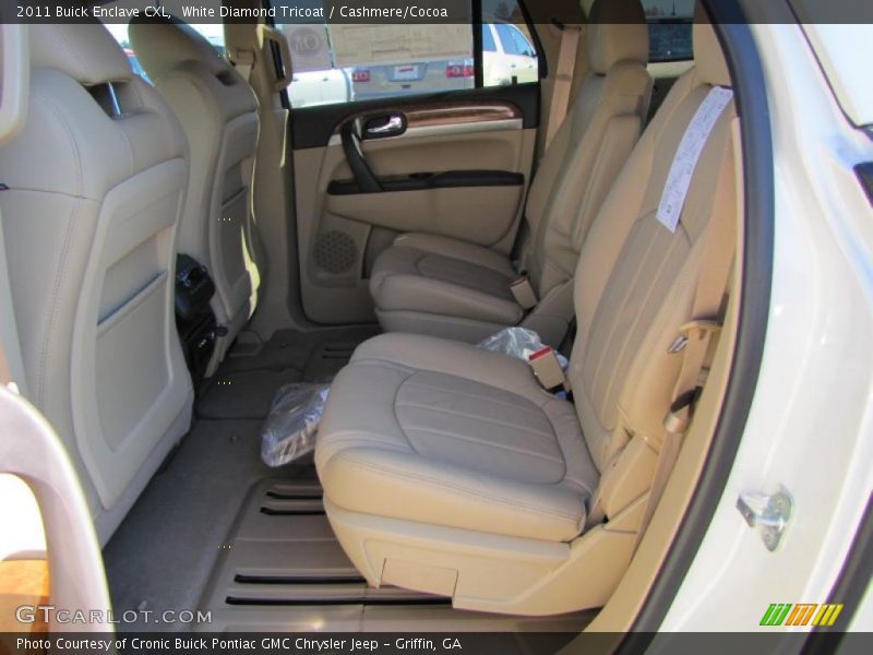 White Diamond Tricoat / Cashmere/Cocoa 2011 Buick Enclave CXL