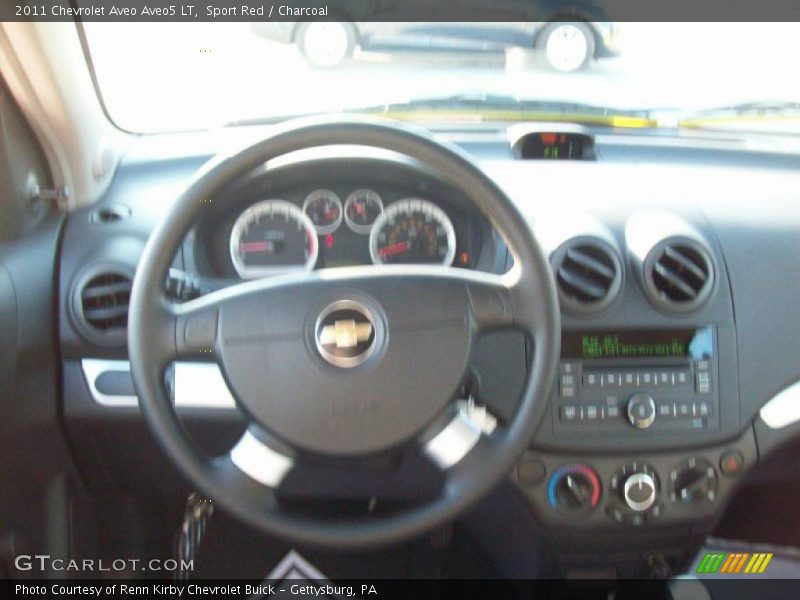 Sport Red / Charcoal 2011 Chevrolet Aveo Aveo5 LT