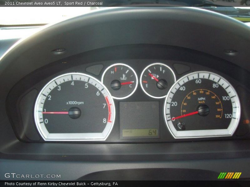  2011 Aveo Aveo5 LT Aveo5 LT Gauges