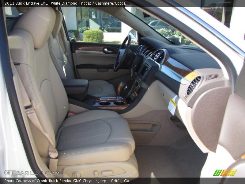 White Diamond Tricoat / Cashmere/Cocoa 2011 Buick Enclave CXL