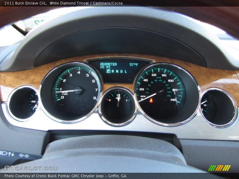 White Diamond Tricoat / Cashmere/Cocoa 2011 Buick Enclave CXL