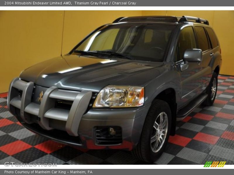 Titanium Gray Pearl / Charcoal Gray 2004 Mitsubishi Endeavor Limited AWD
