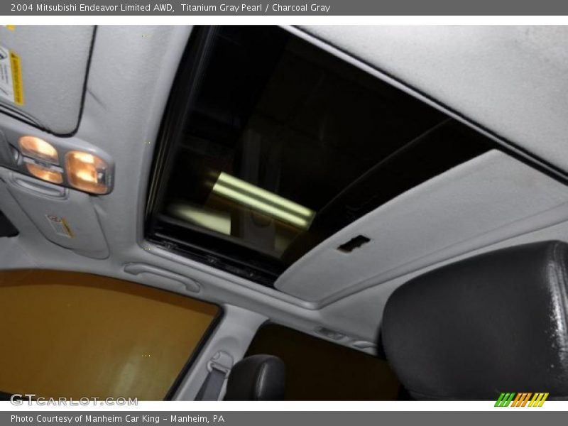 Titanium Gray Pearl / Charcoal Gray 2004 Mitsubishi Endeavor Limited AWD