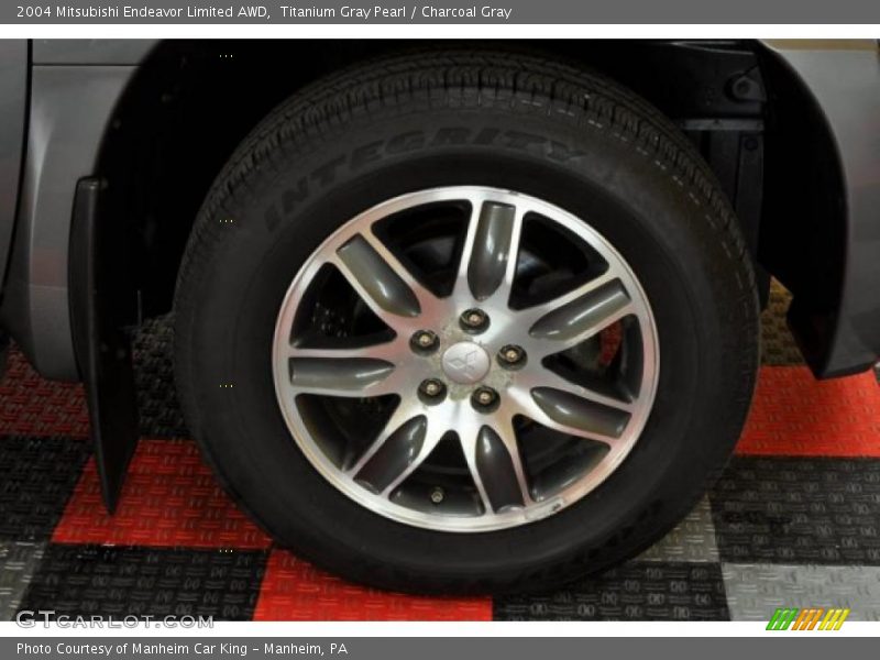Titanium Gray Pearl / Charcoal Gray 2004 Mitsubishi Endeavor Limited AWD