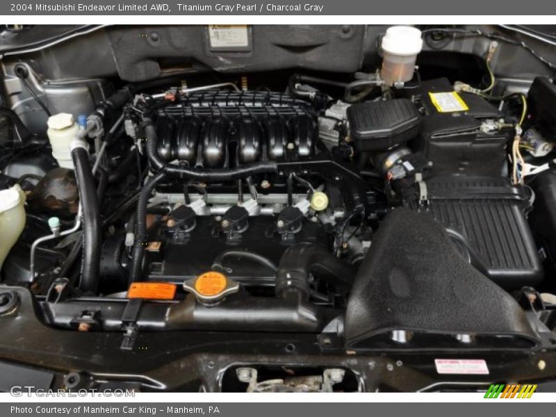 Titanium Gray Pearl / Charcoal Gray 2004 Mitsubishi Endeavor Limited AWD
