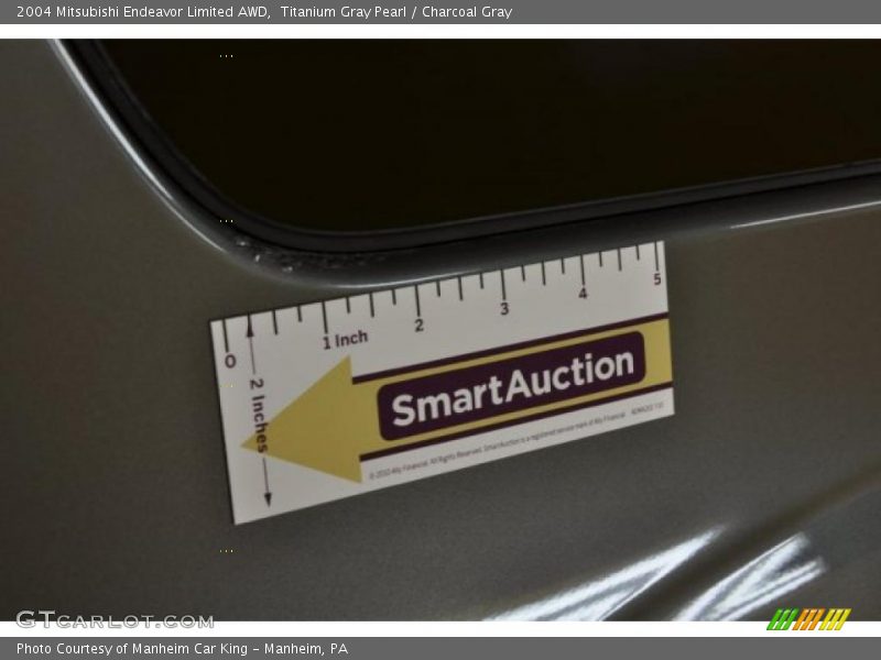 Titanium Gray Pearl / Charcoal Gray 2004 Mitsubishi Endeavor Limited AWD