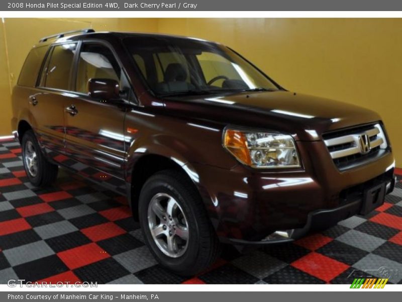 Dark Cherry Pearl / Gray 2008 Honda Pilot Special Edition 4WD