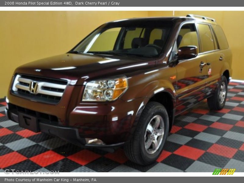 Dark Cherry Pearl / Gray 2008 Honda Pilot Special Edition 4WD