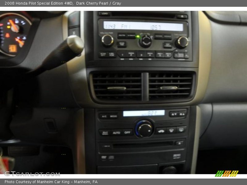 Dark Cherry Pearl / Gray 2008 Honda Pilot Special Edition 4WD