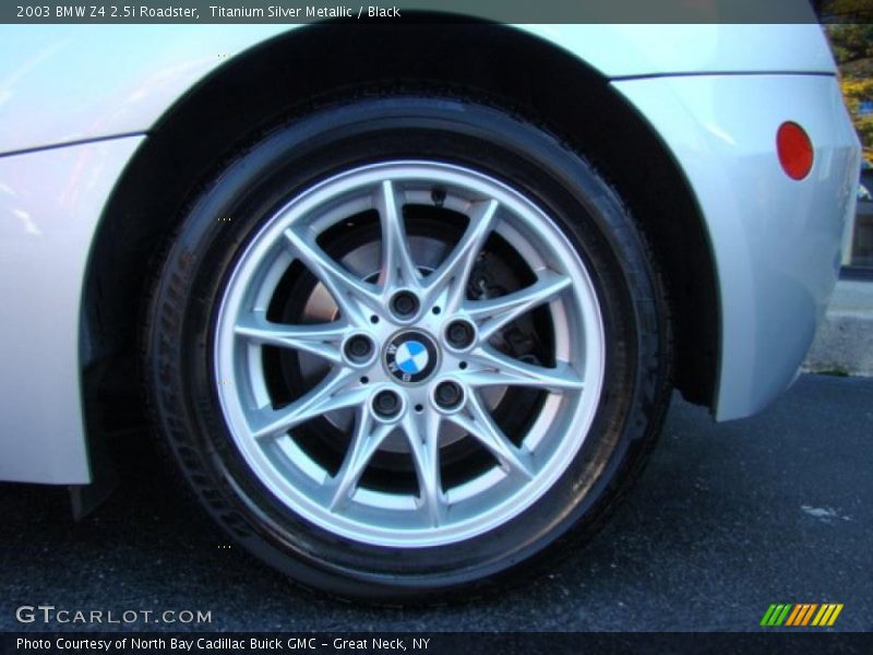 Titanium Silver Metallic / Black 2003 BMW Z4 2.5i Roadster