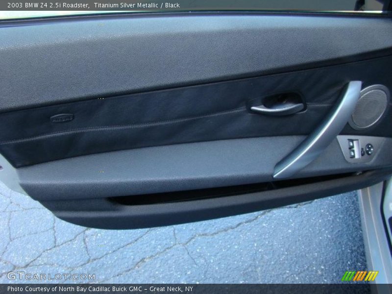 Titanium Silver Metallic / Black 2003 BMW Z4 2.5i Roadster