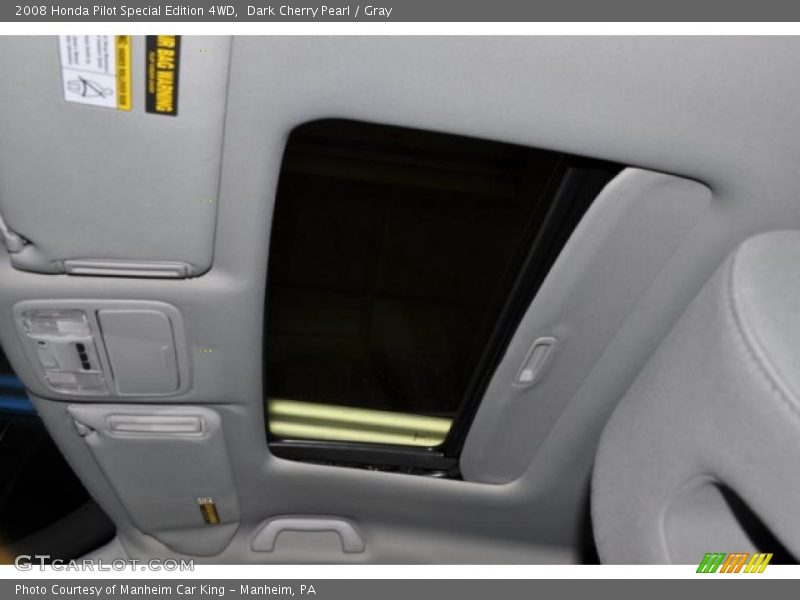 Dark Cherry Pearl / Gray 2008 Honda Pilot Special Edition 4WD