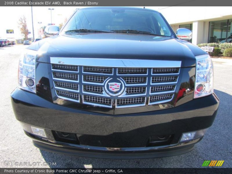 Black Raven / Ebony 2008 Cadillac Escalade ESV AWD