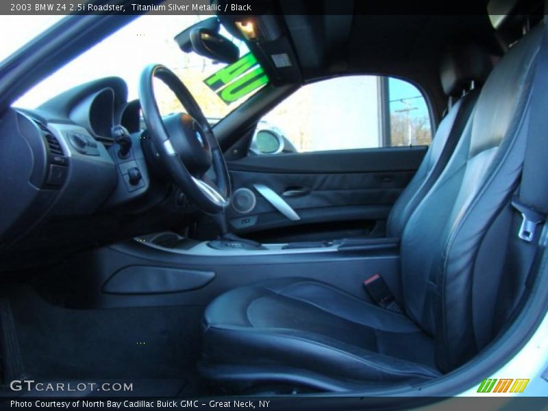 Titanium Silver Metallic / Black 2003 BMW Z4 2.5i Roadster