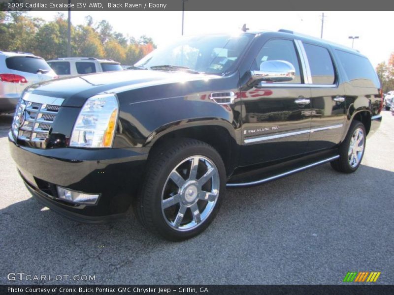Black Raven / Ebony 2008 Cadillac Escalade ESV AWD
