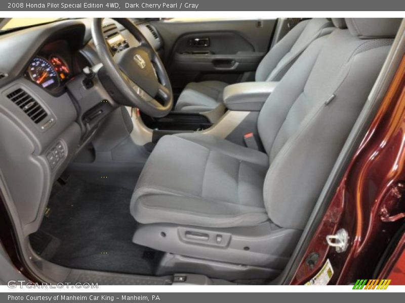 Dark Cherry Pearl / Gray 2008 Honda Pilot Special Edition 4WD