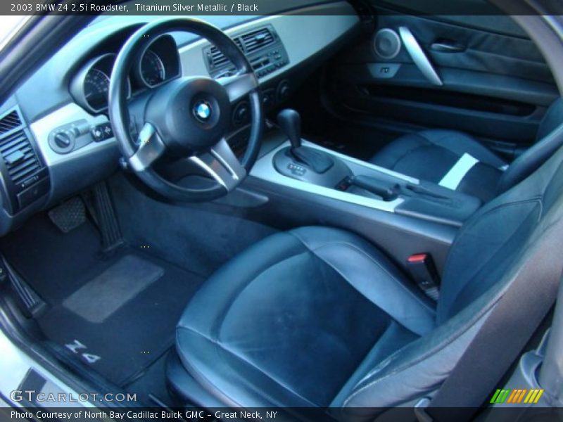 Titanium Silver Metallic / Black 2003 BMW Z4 2.5i Roadster