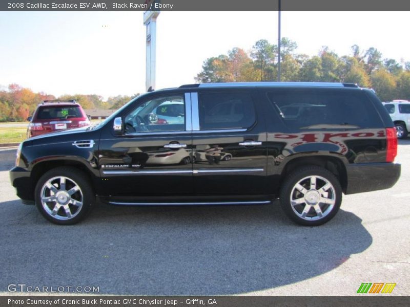 Black Raven / Ebony 2008 Cadillac Escalade ESV AWD