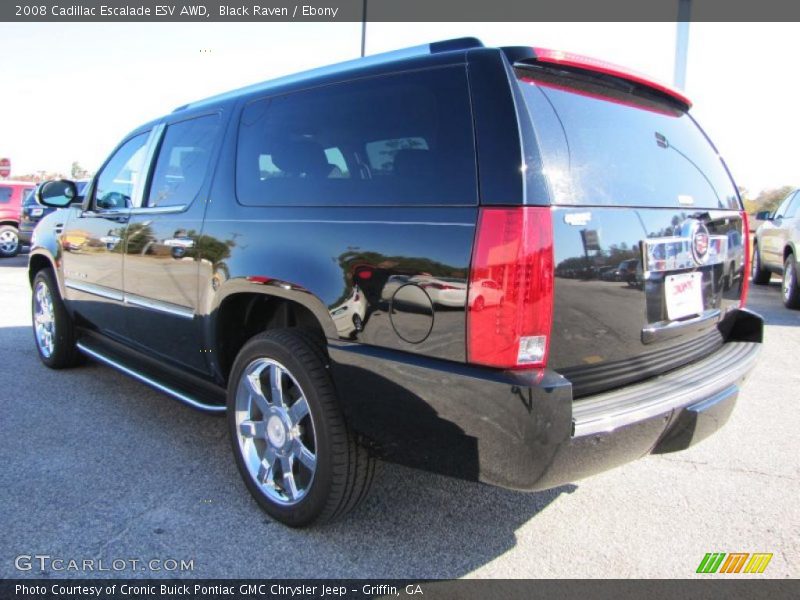 Black Raven / Ebony 2008 Cadillac Escalade ESV AWD