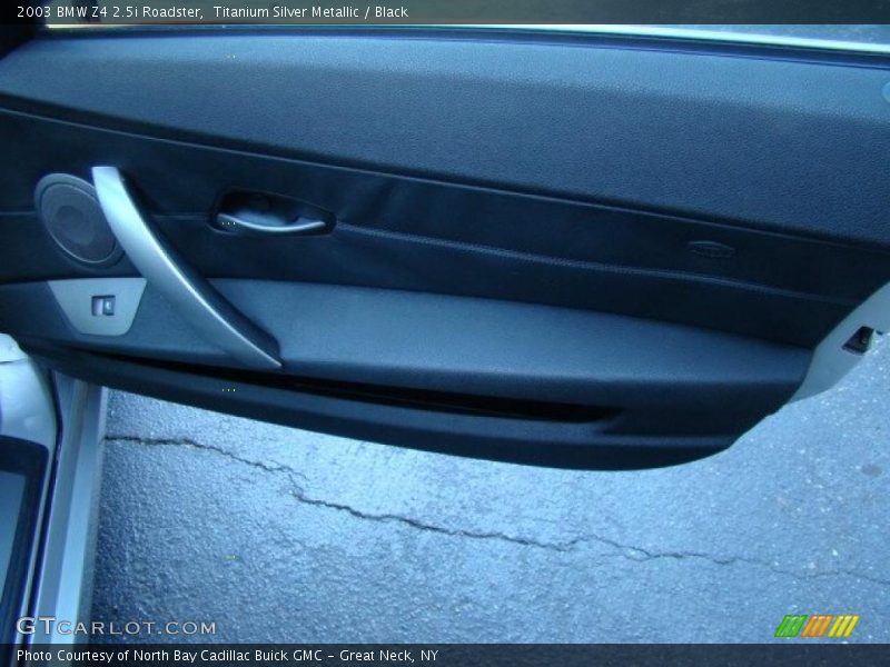 Titanium Silver Metallic / Black 2003 BMW Z4 2.5i Roadster