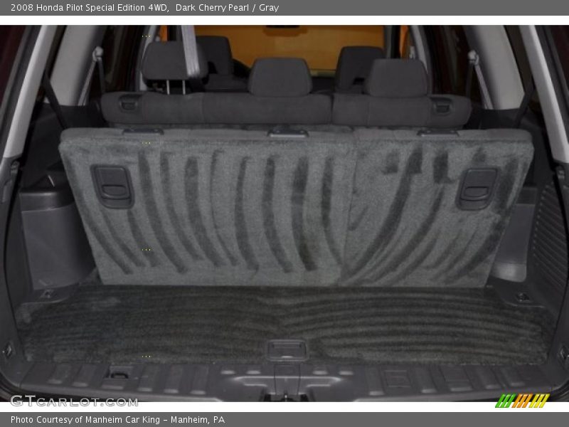 Dark Cherry Pearl / Gray 2008 Honda Pilot Special Edition 4WD