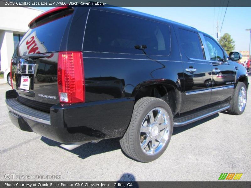 Black Raven / Ebony 2008 Cadillac Escalade ESV AWD