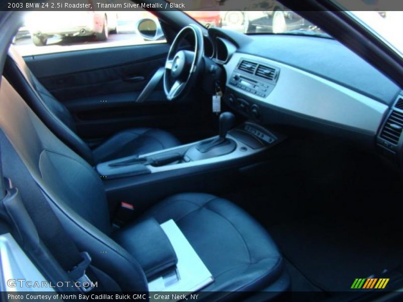 Titanium Silver Metallic / Black 2003 BMW Z4 2.5i Roadster