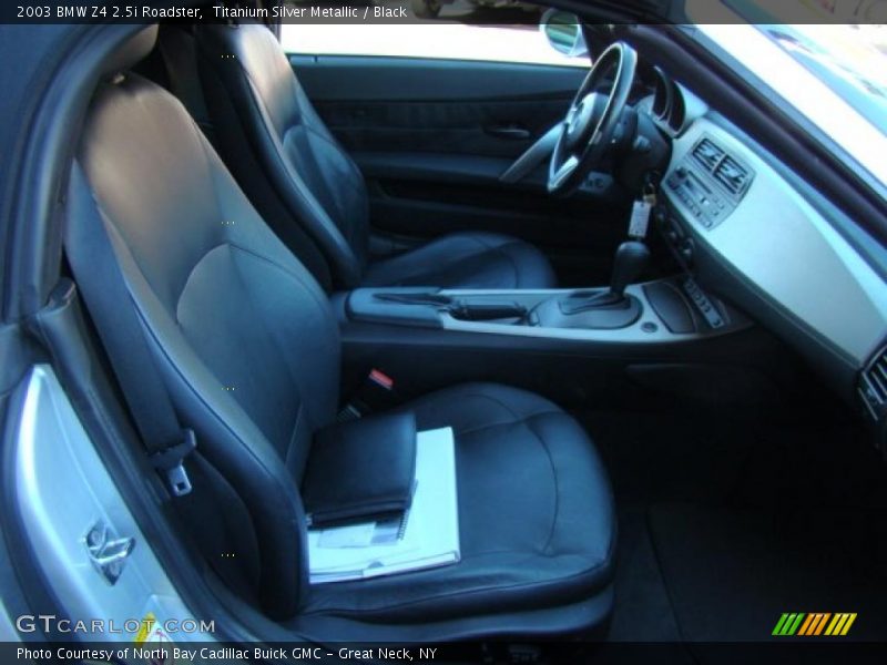 Titanium Silver Metallic / Black 2003 BMW Z4 2.5i Roadster