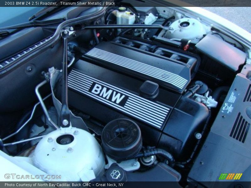 Titanium Silver Metallic / Black 2003 BMW Z4 2.5i Roadster