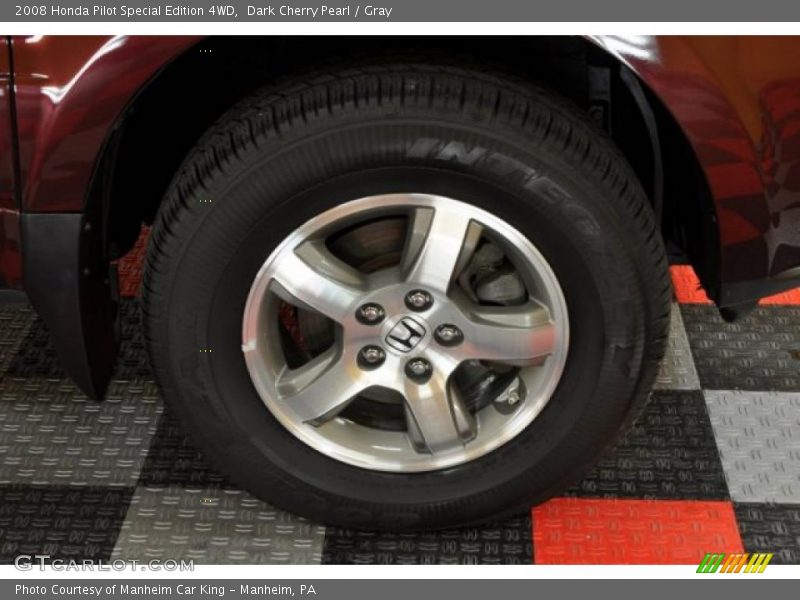 Dark Cherry Pearl / Gray 2008 Honda Pilot Special Edition 4WD