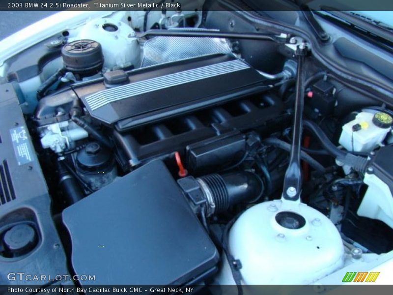 Titanium Silver Metallic / Black 2003 BMW Z4 2.5i Roadster