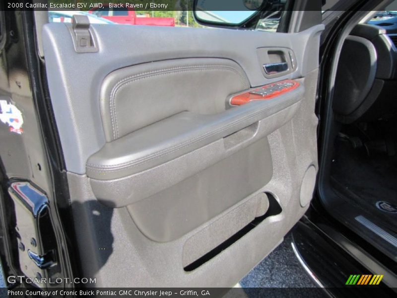 Black Raven / Ebony 2008 Cadillac Escalade ESV AWD