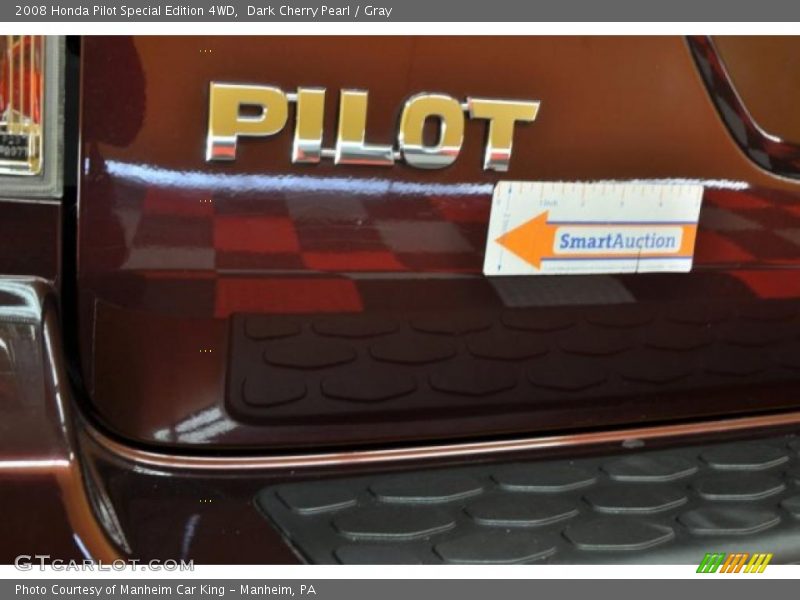 Dark Cherry Pearl / Gray 2008 Honda Pilot Special Edition 4WD