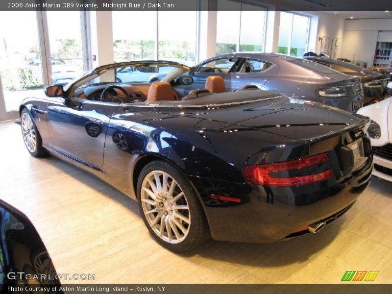 Midnight Blue / Dark Tan 2006 Aston Martin DB9 Volante