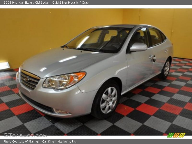 QuickSilver Metallic / Gray 2008 Hyundai Elantra GLS Sedan